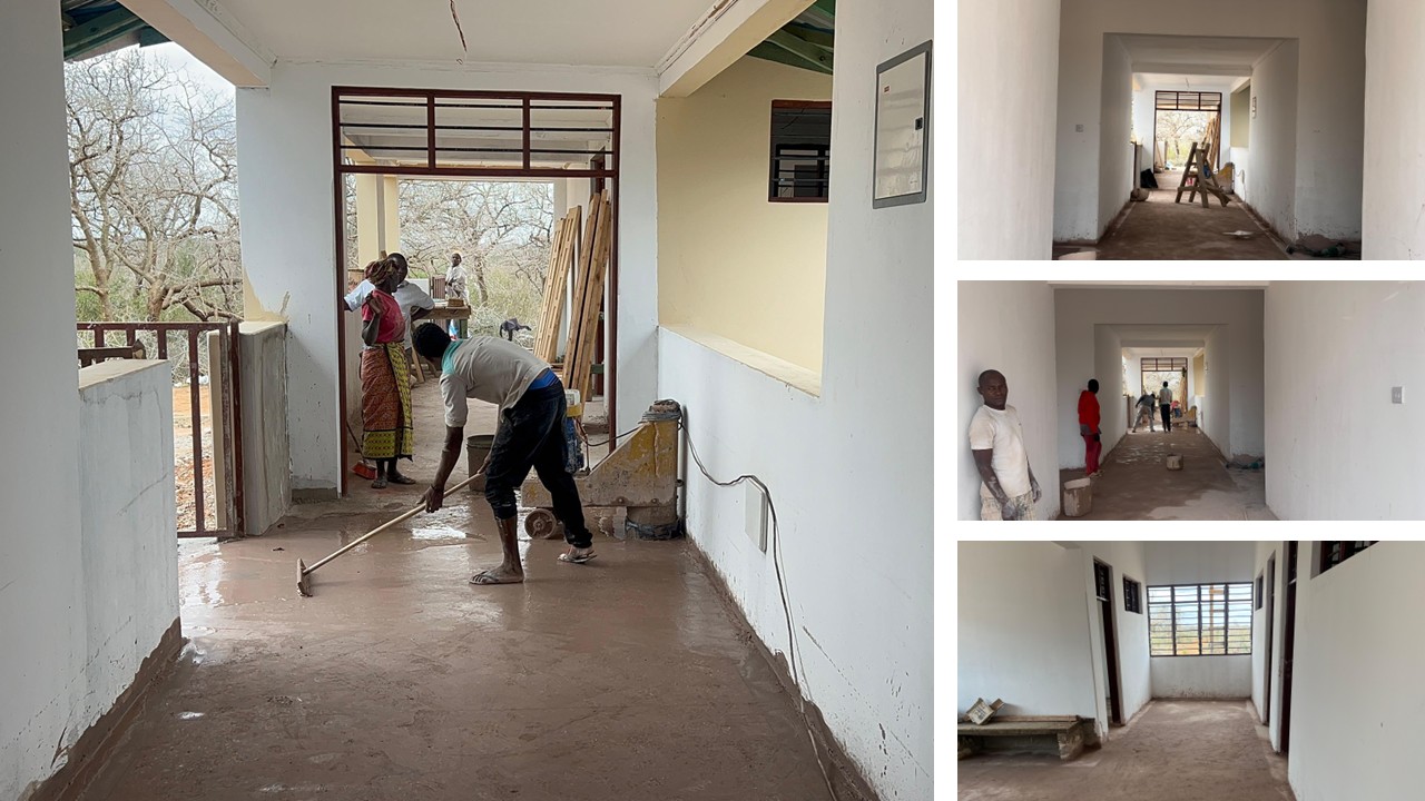 The construction of a medical center
