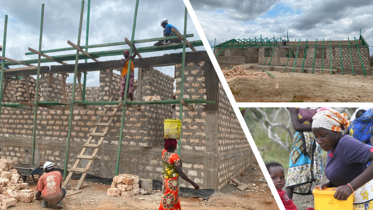The construction of a medical center