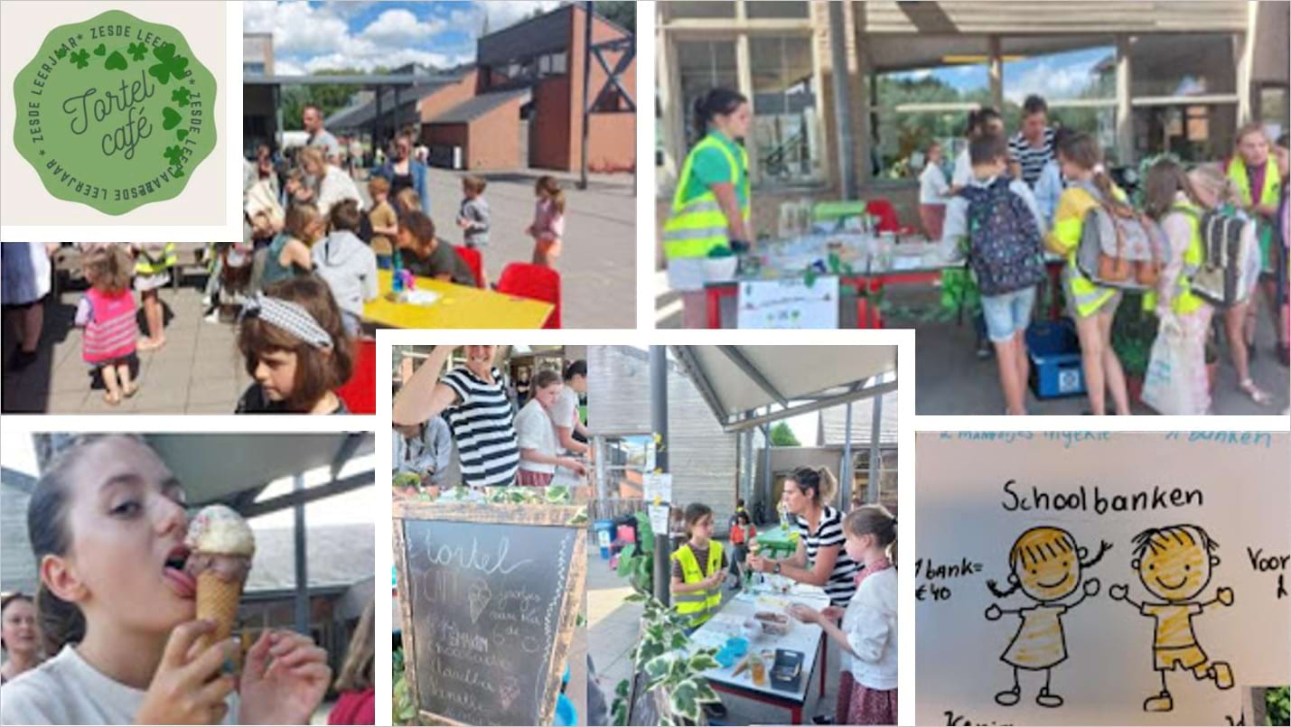 Ice cream and drinks sales during parent contact at school